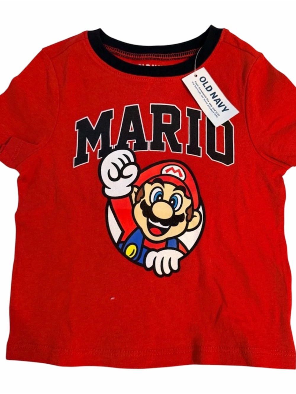 Super Mario Toddler T-Shirt 12–18M Old Navy Kids Shirt Red Nintendo Baby Clothes